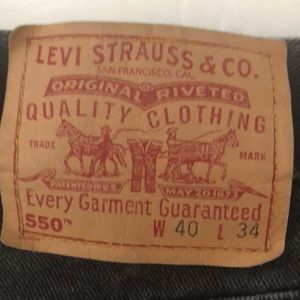 Men’s Levi’s 550 40x34